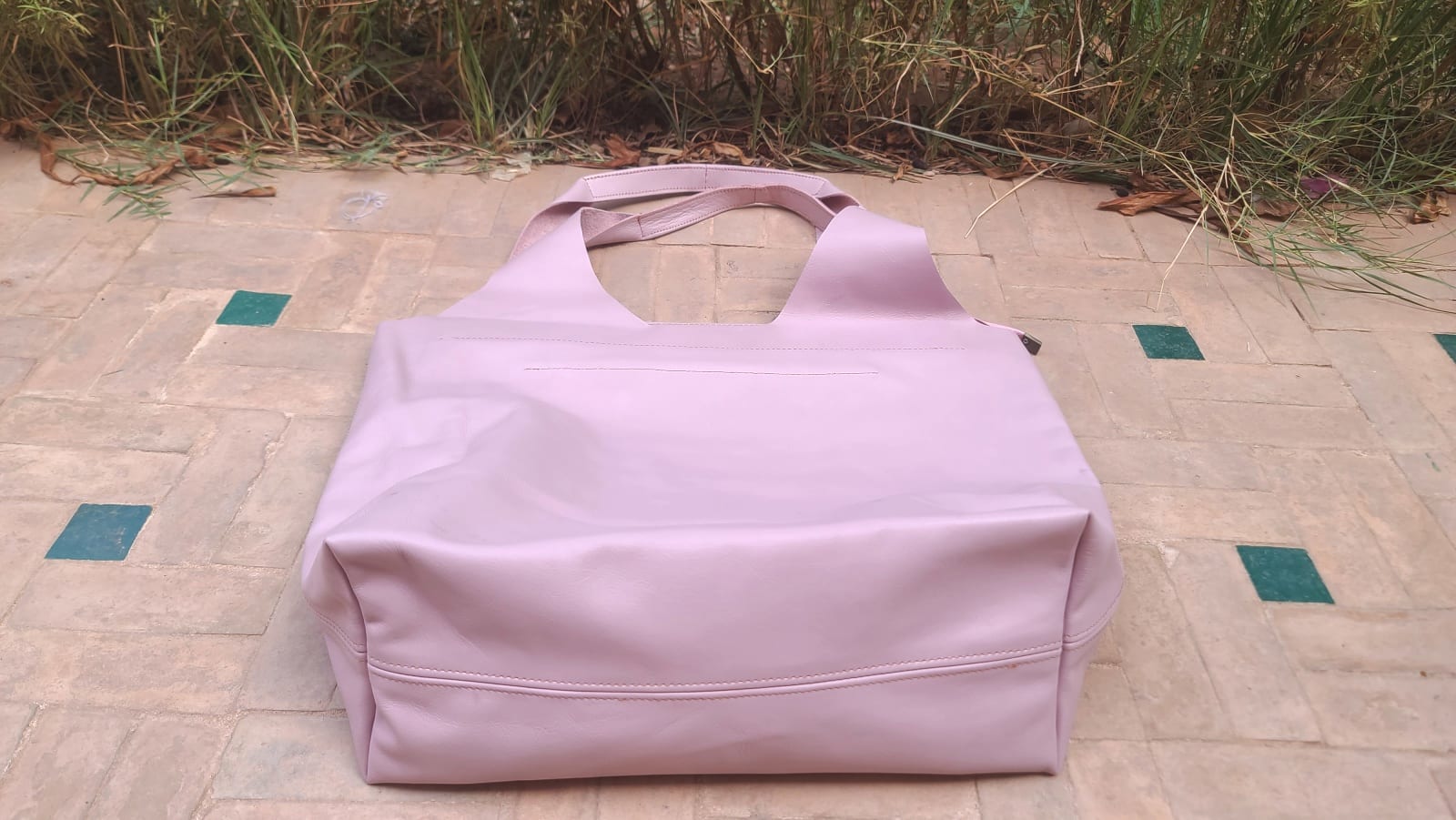  bag leather Pink Morocco