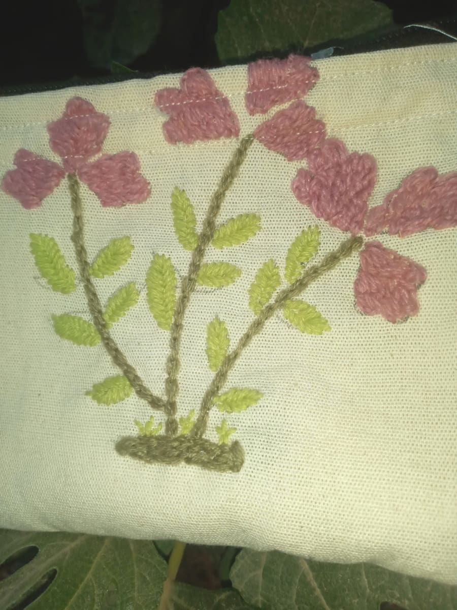 Money Bag  Pink, Green Morocco