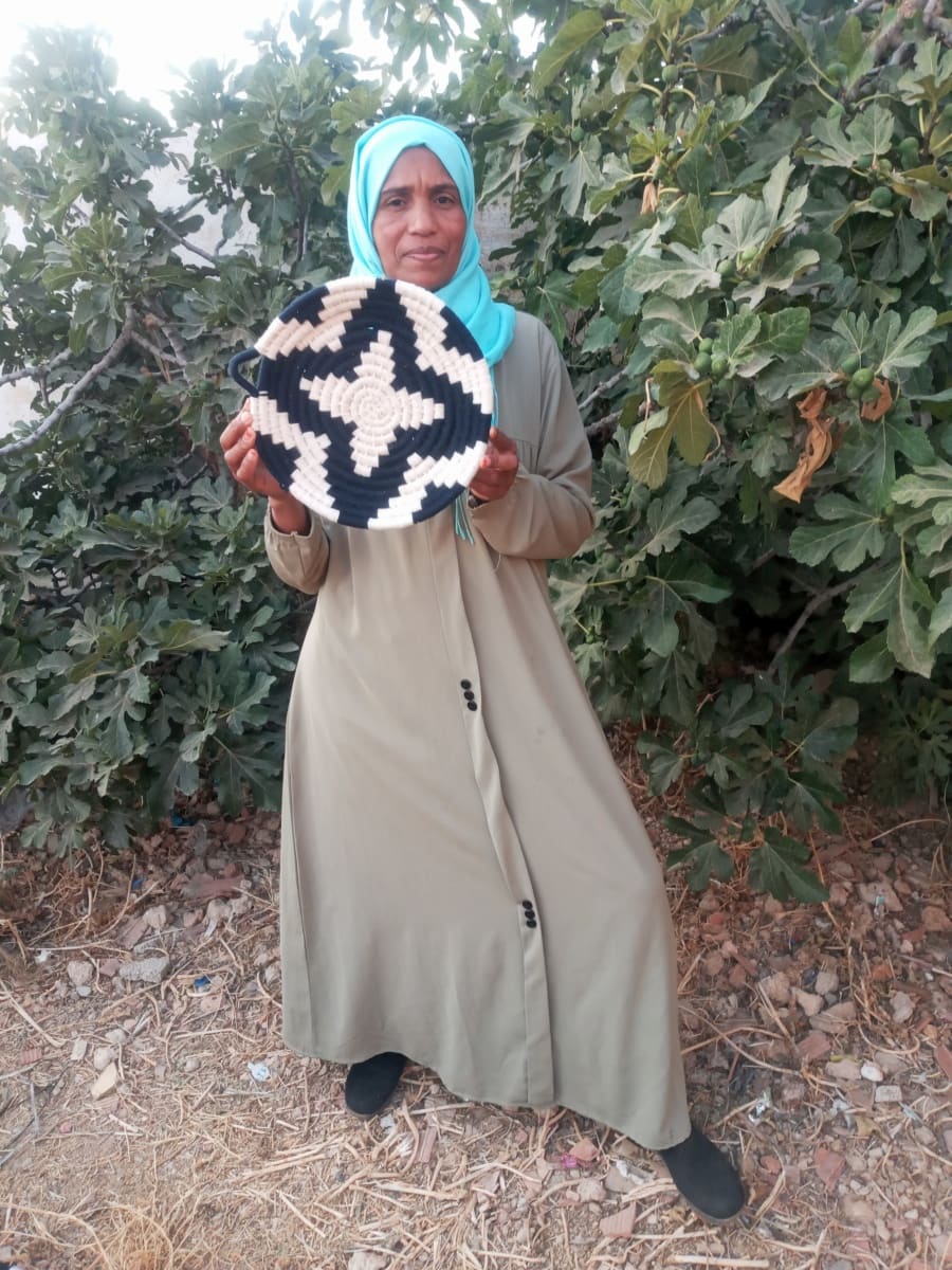  Basket  Black, White Morocco