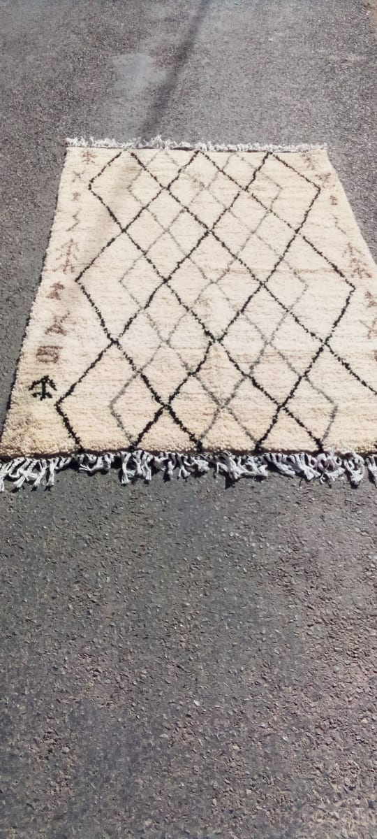  Beni Ourain Rug  Colored Morocco