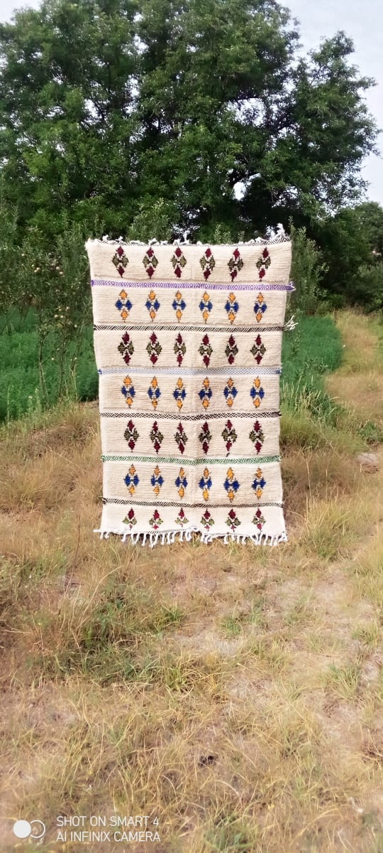  Beni Ourain Rug  Colored Morocco