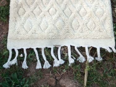  Pileknot Rug  White Morocco