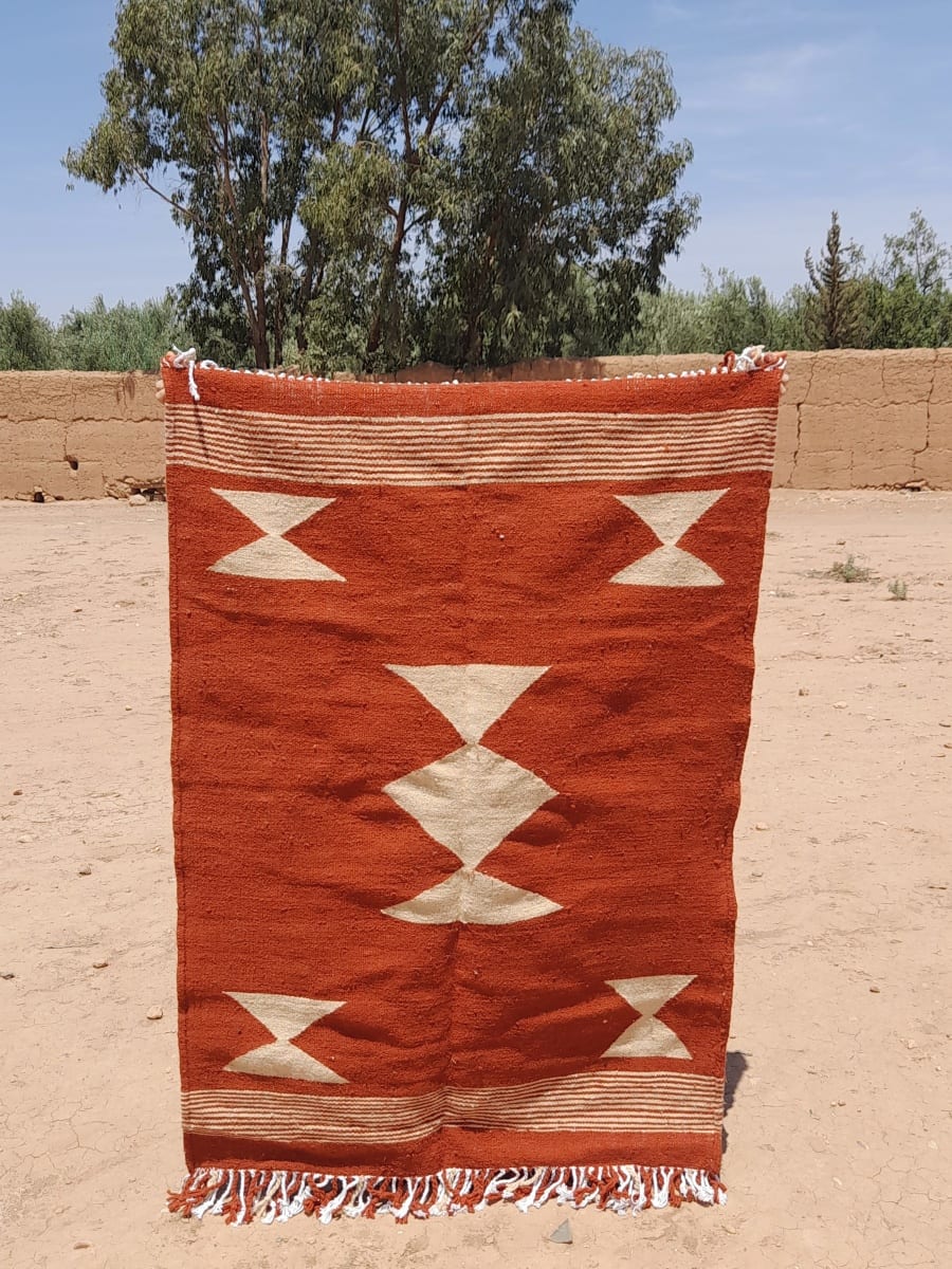  Flatweave  Orange Morocco