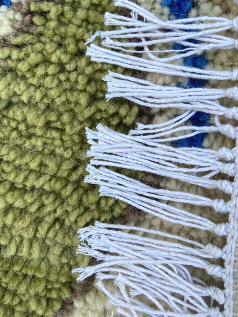 Handmade pileknot rug