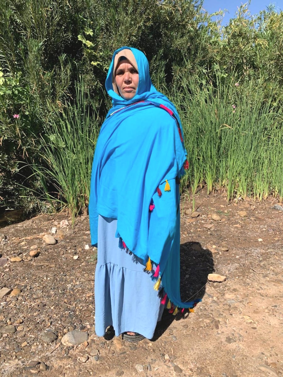  Tahrouit shawl  Colored Morocco