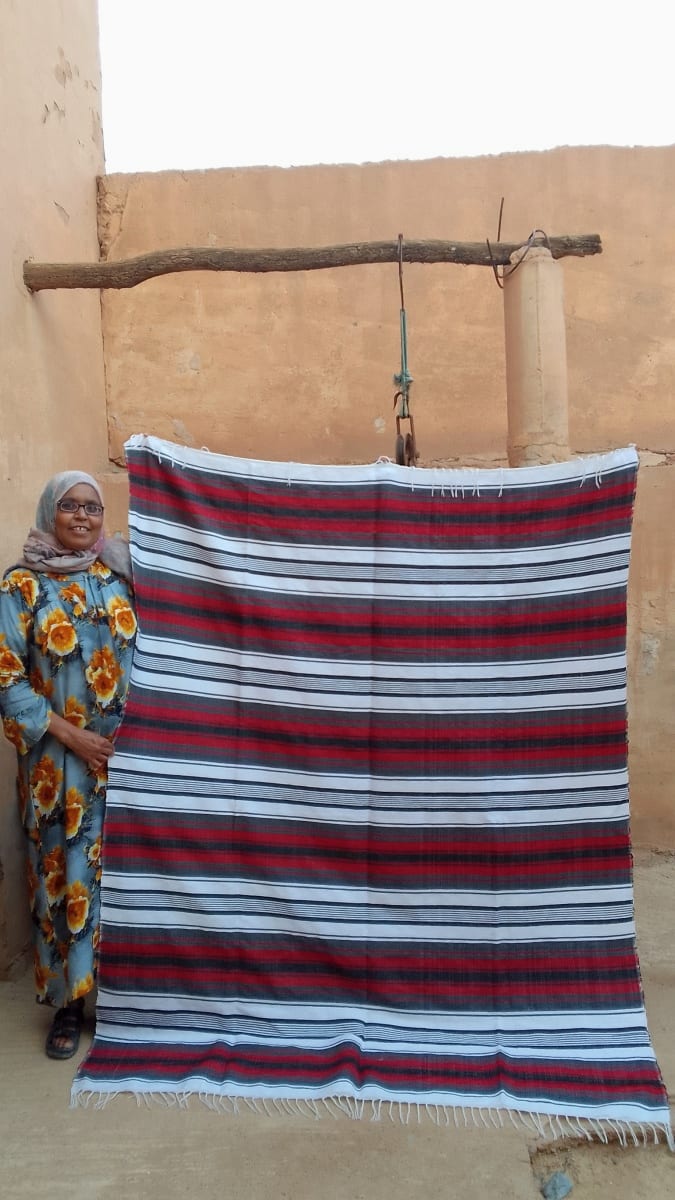  Mendeel Fabric Wool Threads Colored Morocco