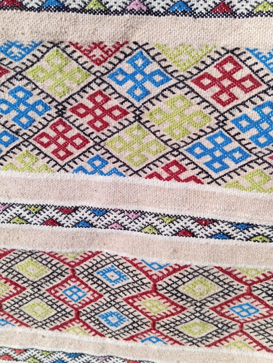  Flatweave  Colored Morocco
