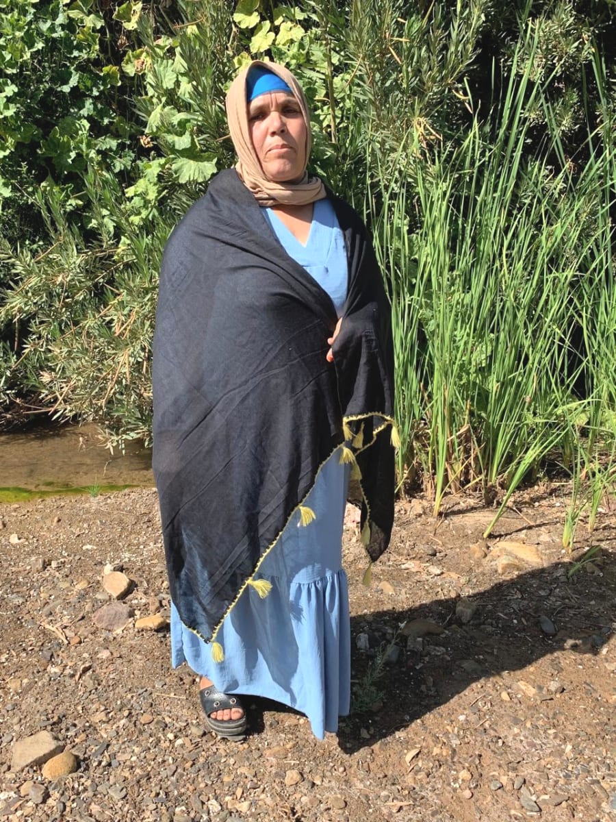  Tahrouit shawl  Black Morocco