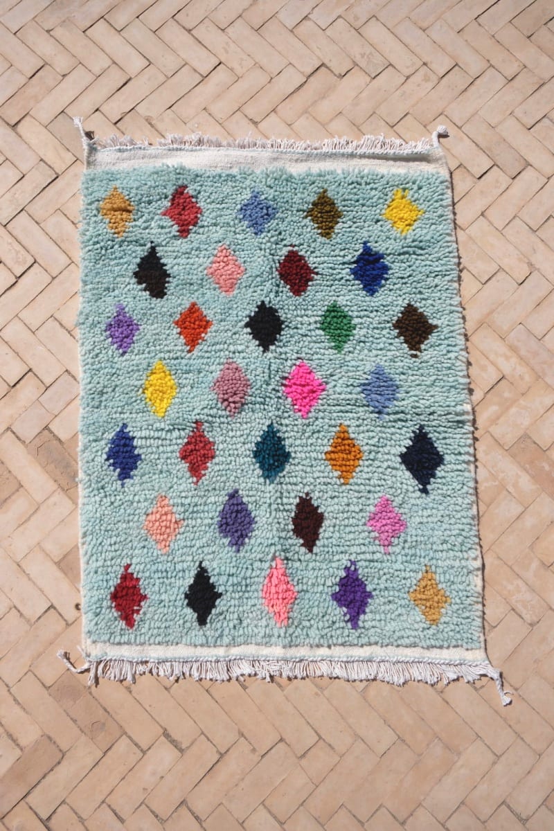  Pileknot Rug  Colored Morocco