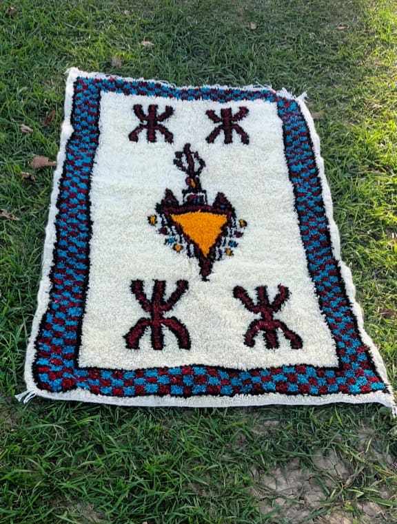Pileknot rug  Colored Morocco