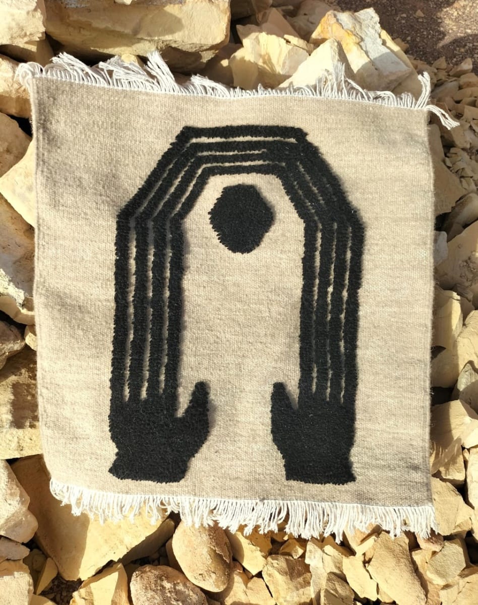 Flatweave and Pileknot rug