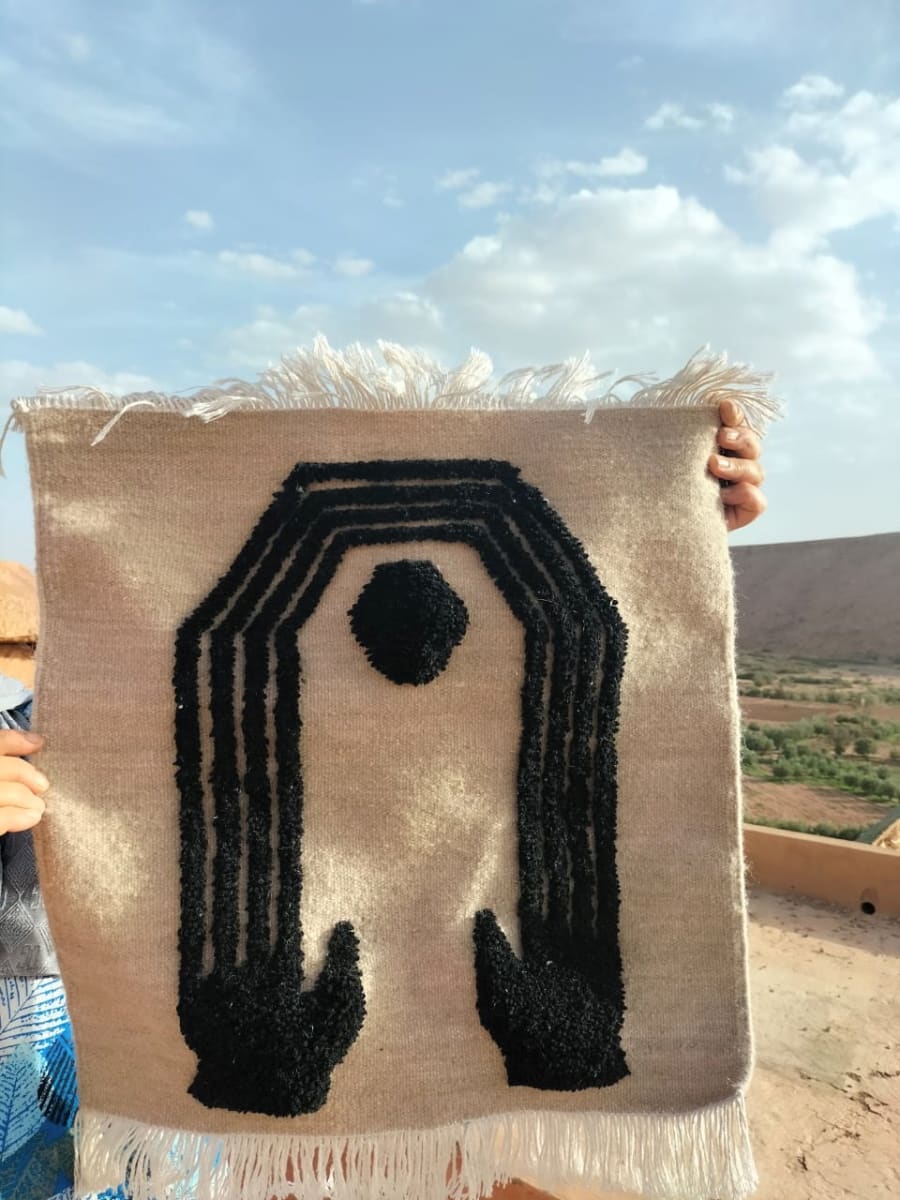 Flatweave and Pileknot rug