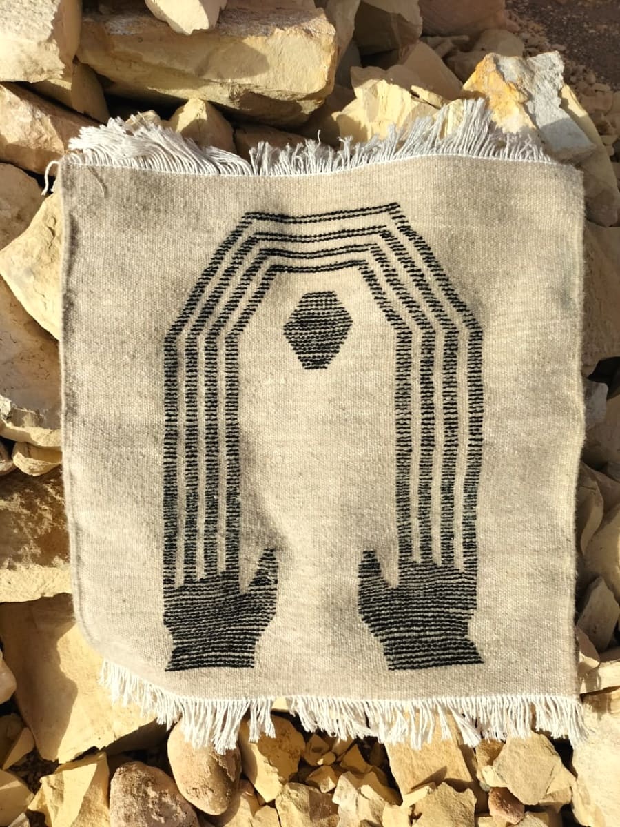Flatweave and Pileknot rug