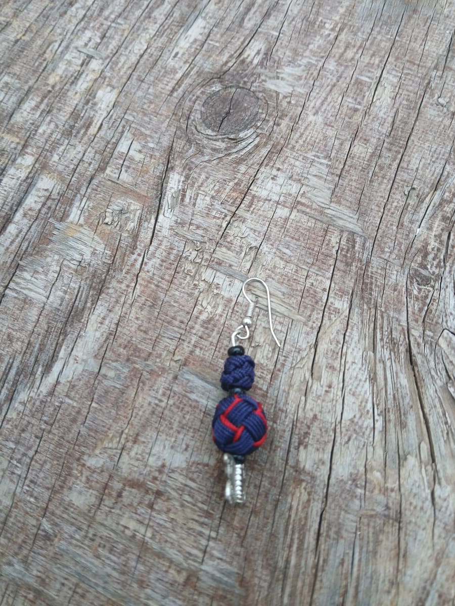 Button Dangle Earrings