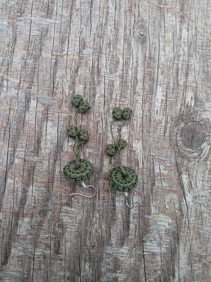 Multi Button Earrings