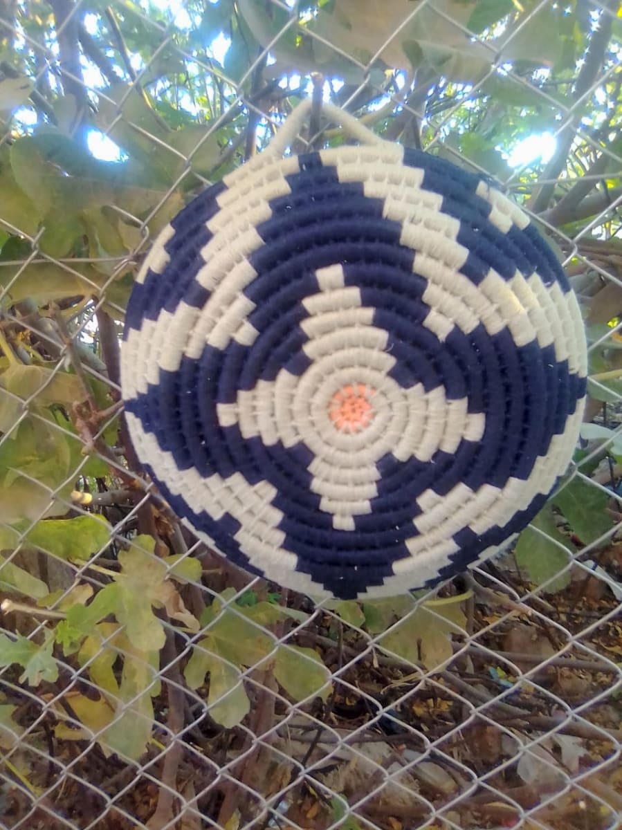  Basket  Blue, White Morocco