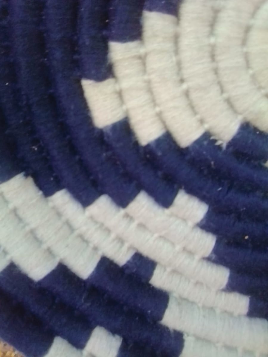  Basket  Blue, White Morocco