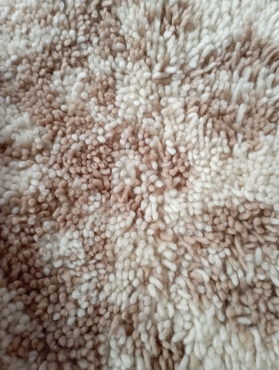  Pillow  Brown, White Morocco