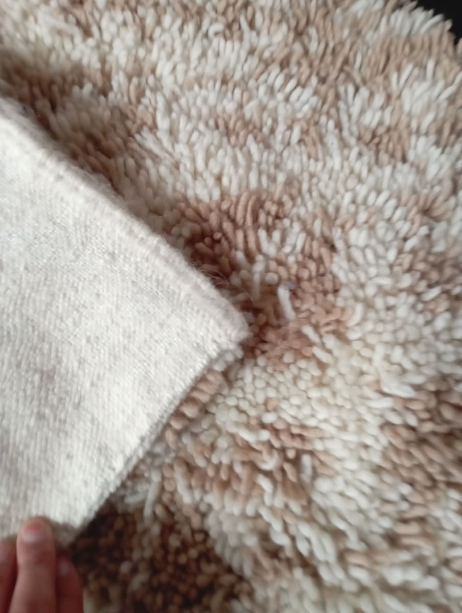  Pillow  Brown, White Morocco