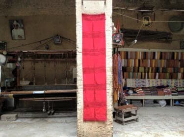  Scarf Sabra, El Habba, and  polyster Red Morocco