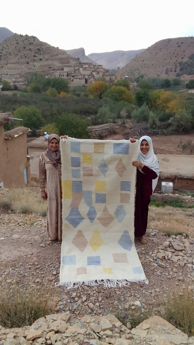  Rug  Colored Morocco