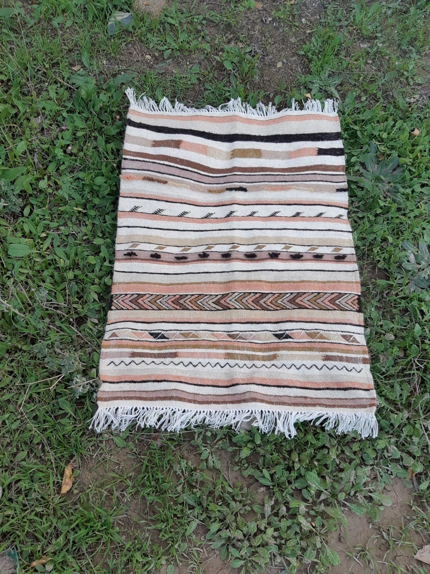  Woven Blanket  Colored Morocco