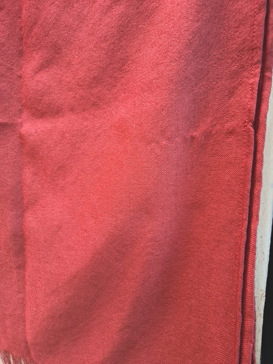  Scarf Cotton string and  polyster Red Morocco