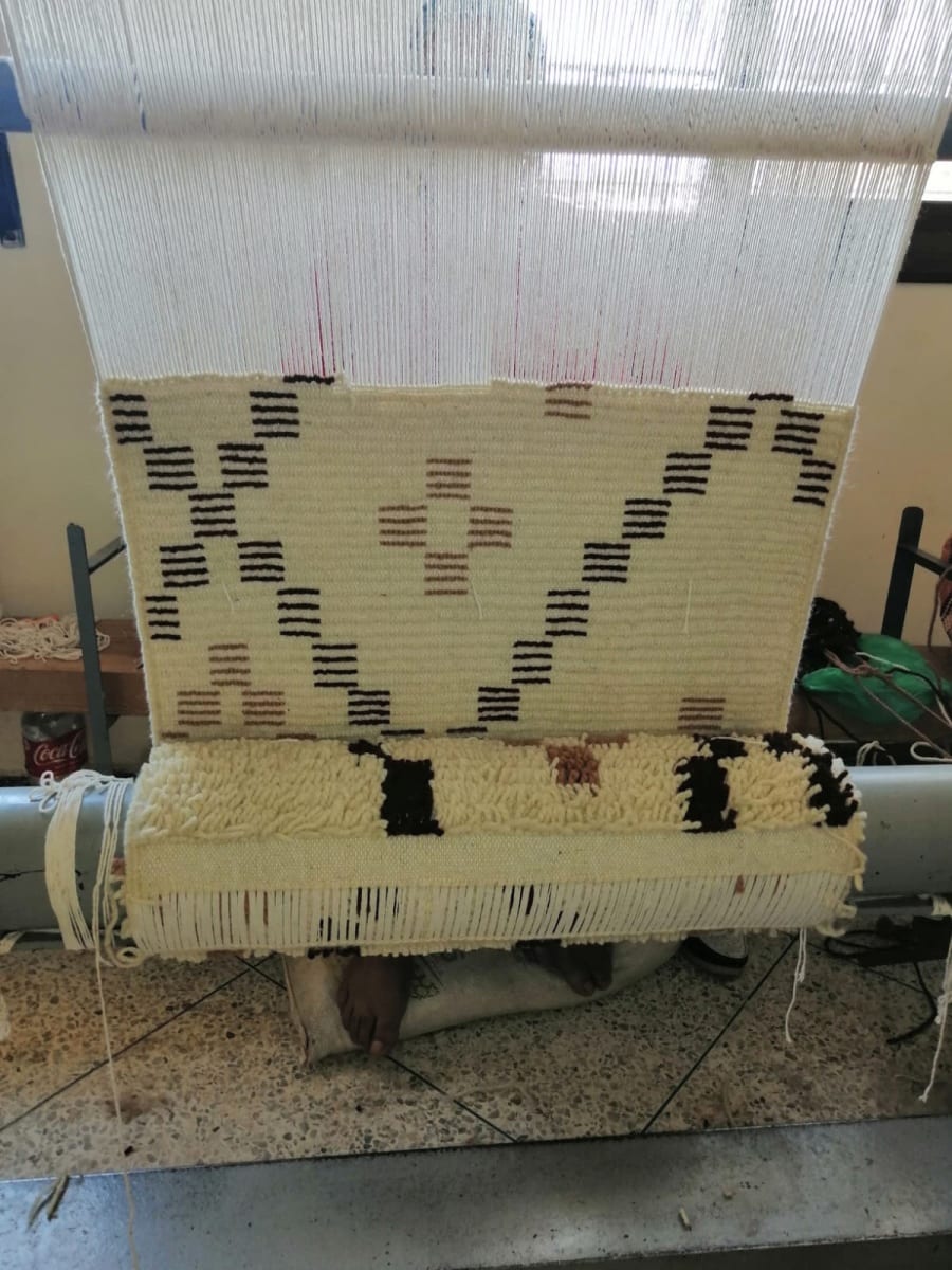 Pillow of wool