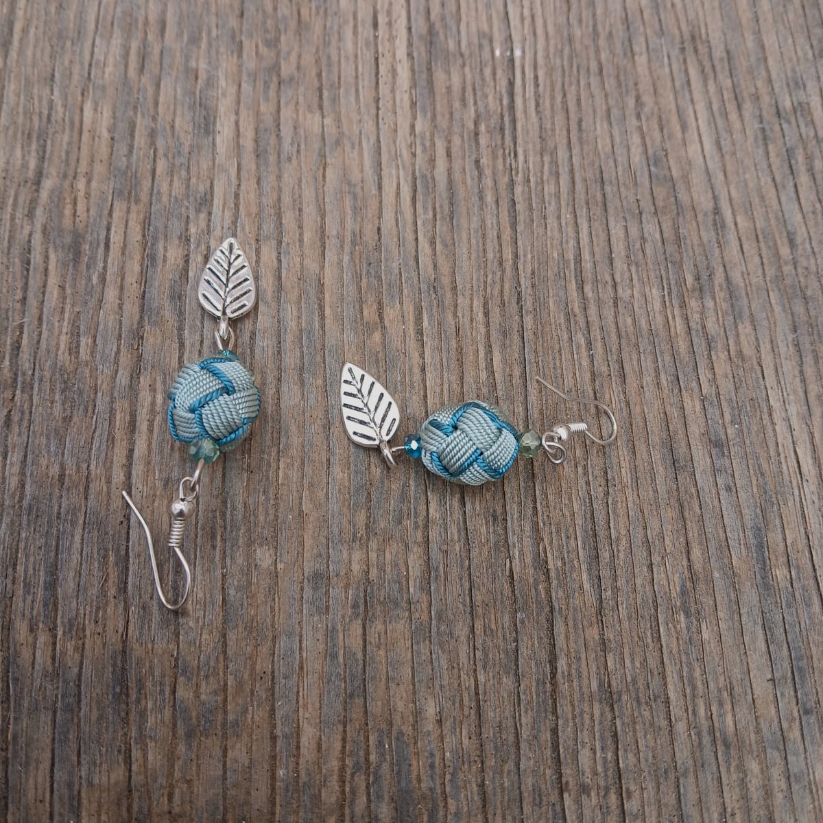 Button Dangle Earrings