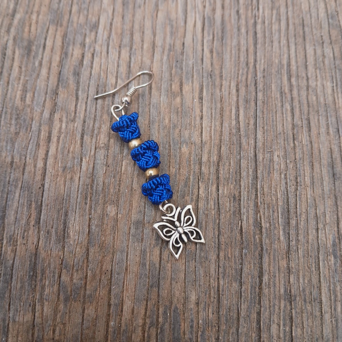 Button Dangle Earrings