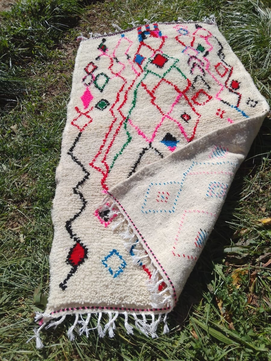  Beni Ourain Wool Colored Morocco
