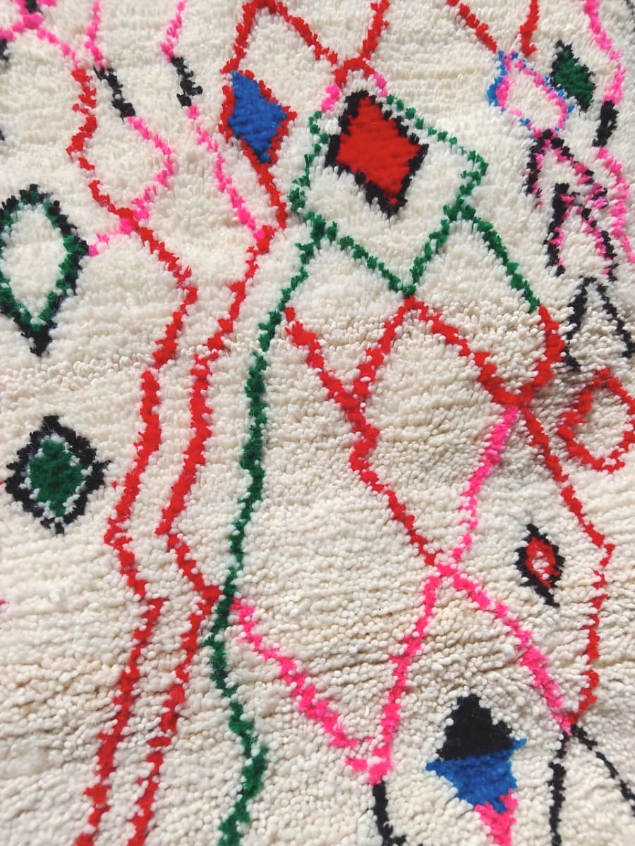  Beni Ourain Wool Colored Morocco