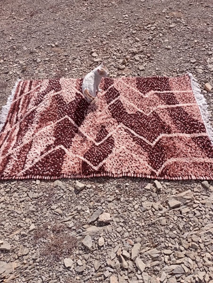  Beni-Ourain  Orange, White Morocco