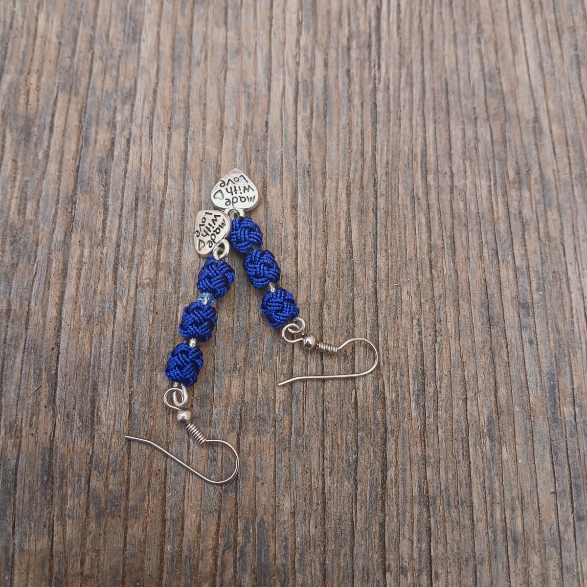 Button Dangle Earrings