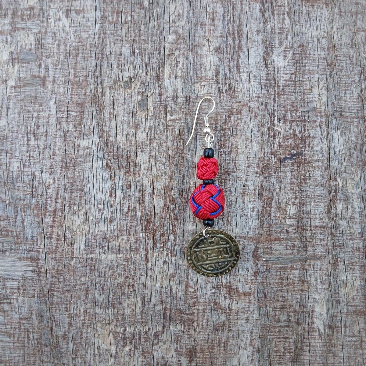 Button Dangle Earrings