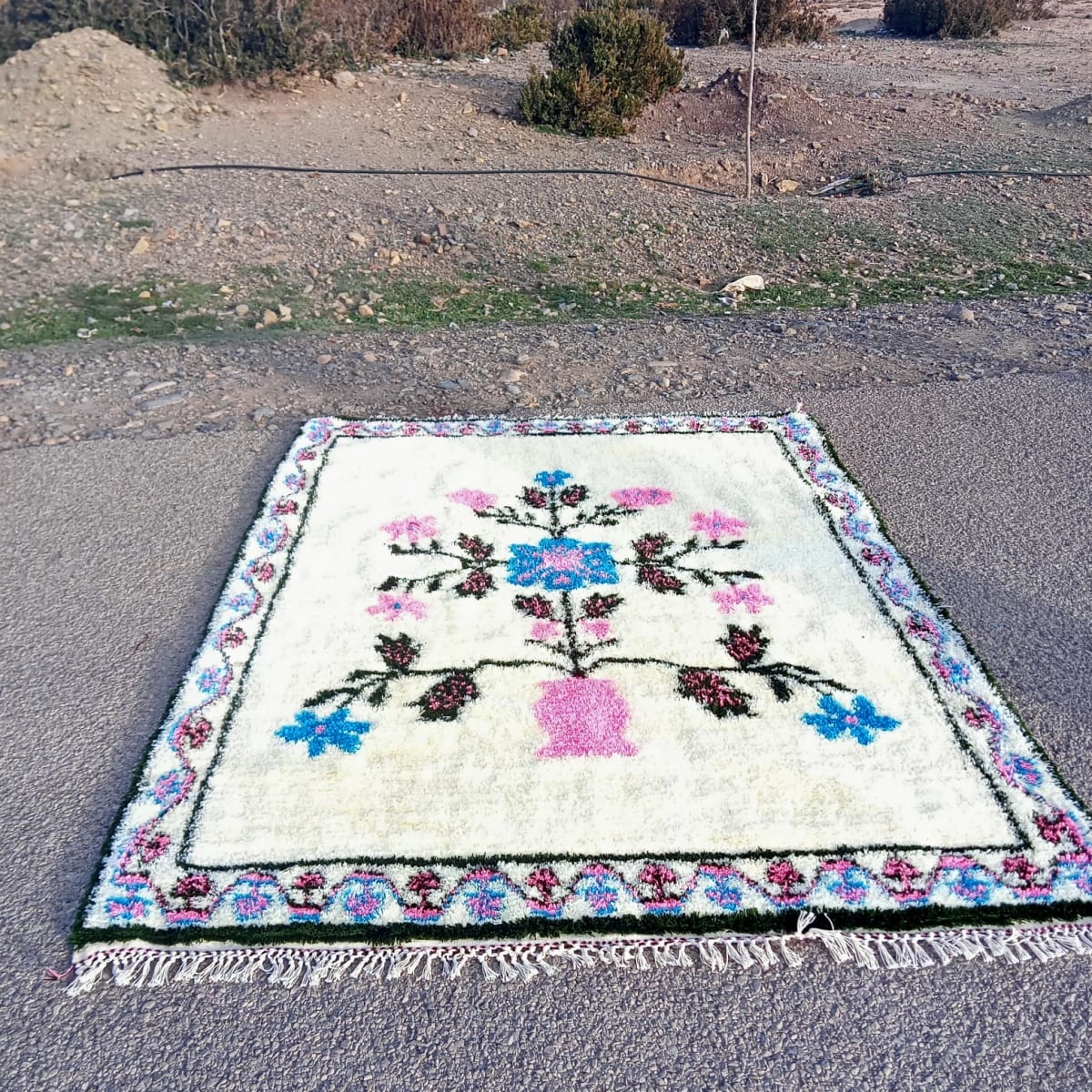  Beni Ourain rug  Colored Morocco