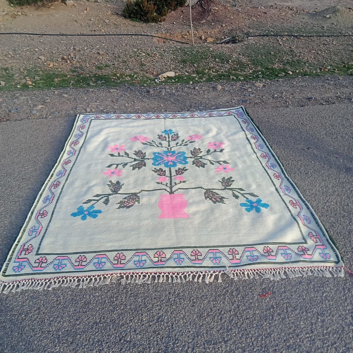  Beni Ourain rug  Colored Morocco