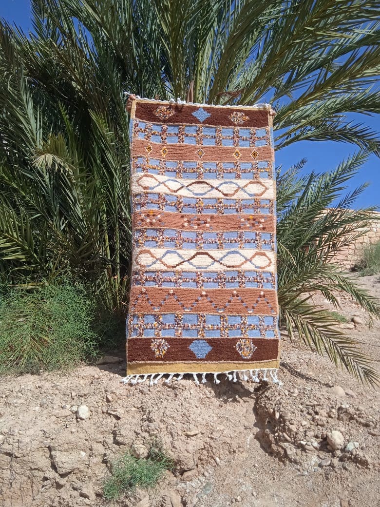 Flatweave and Pileknot rug