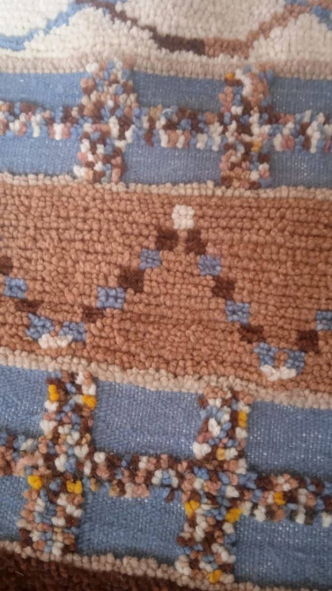 Flatweave and Pileknot rug