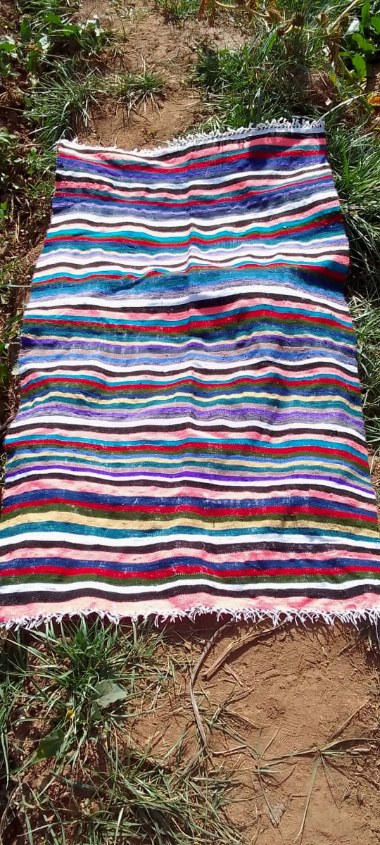  Beni Ourain Rug Wool  and Thread Colored Morocco