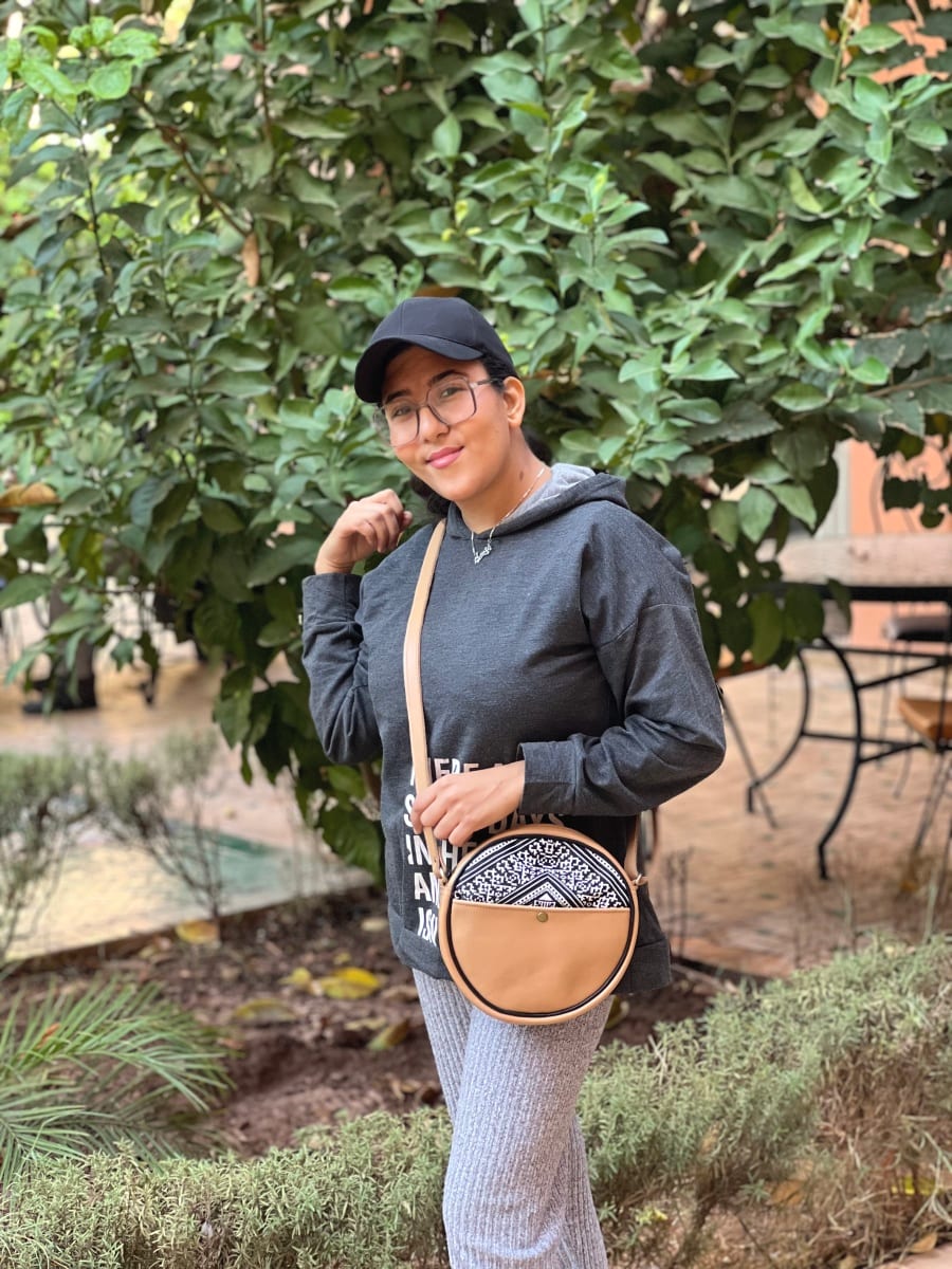  bag leather Brown, Black Morocco