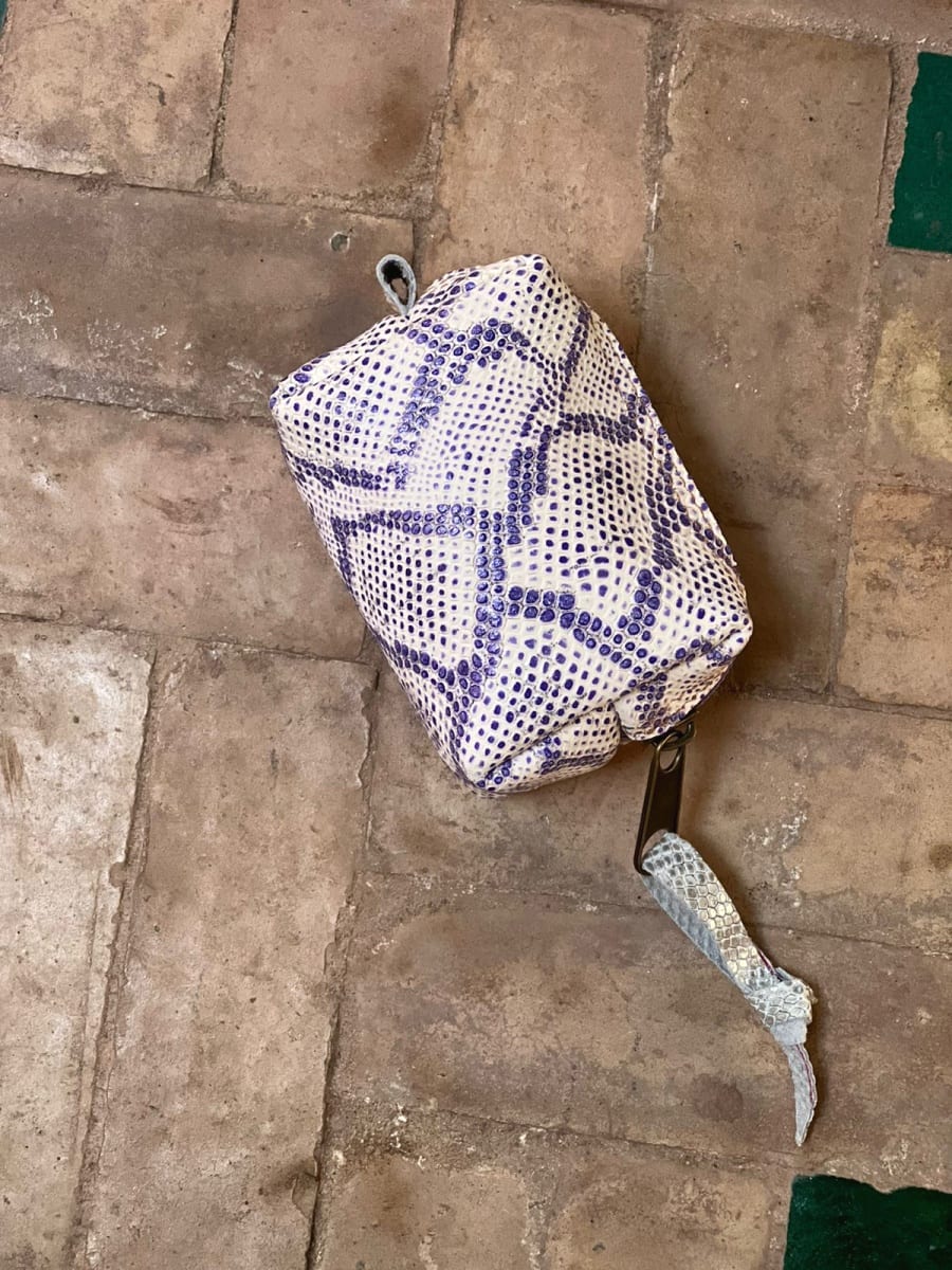   small bag leather Purple Morocco