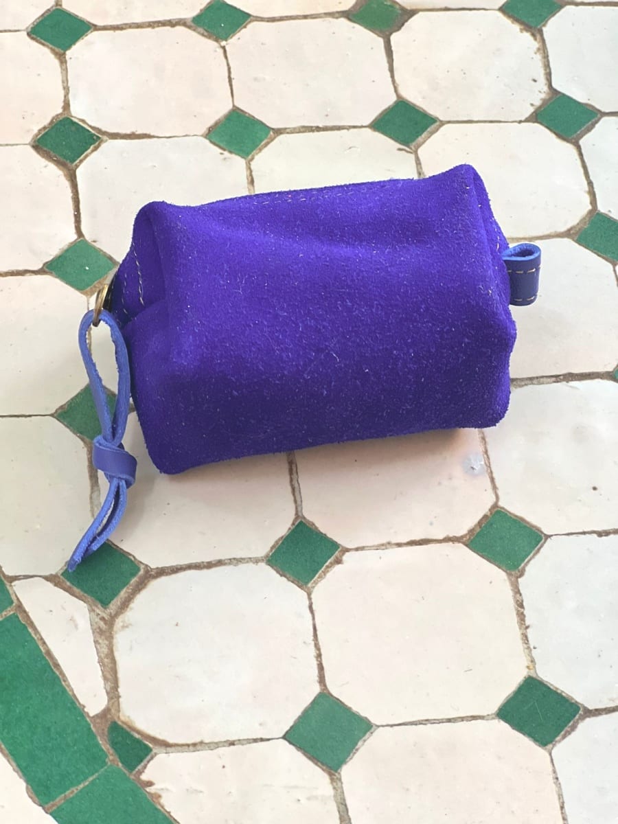   small bag leather Blue Morocco