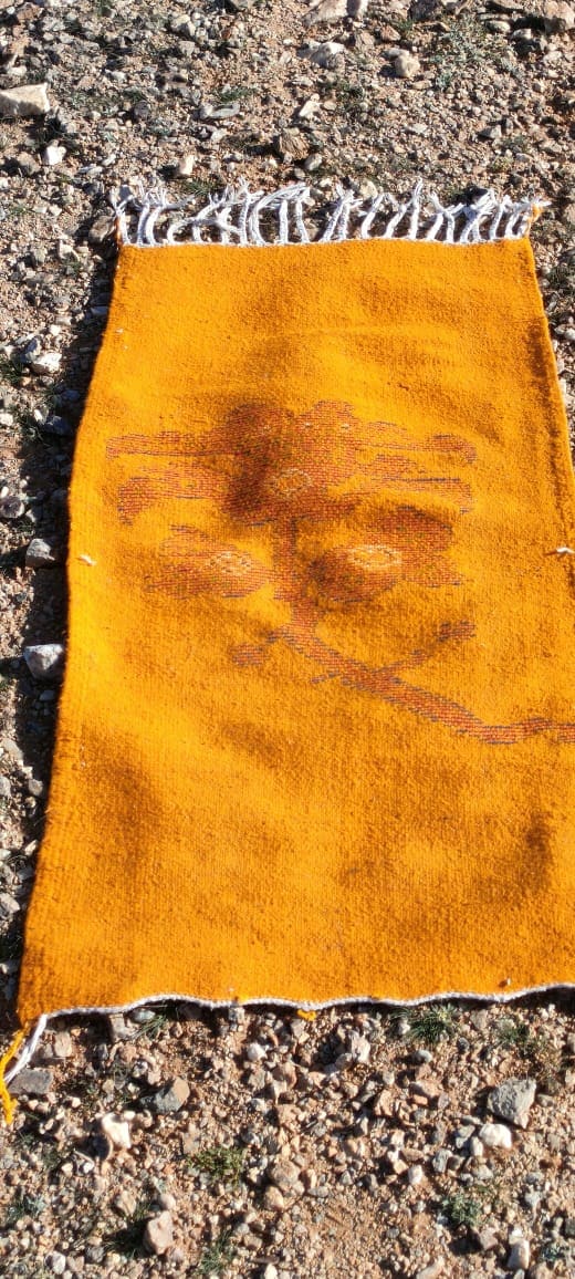 Handmade Moroccan Flatweave Rug