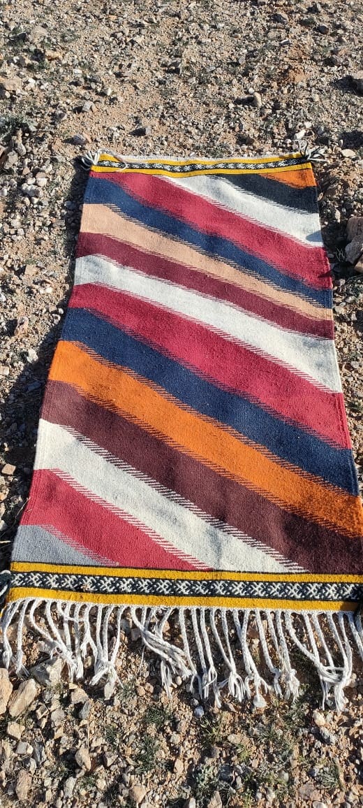 Handmade Moroccan Flatweave Rug