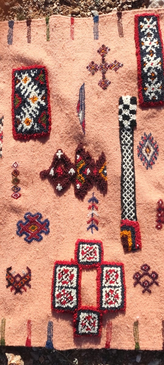 Handmade Moroccan Flatweave Rug