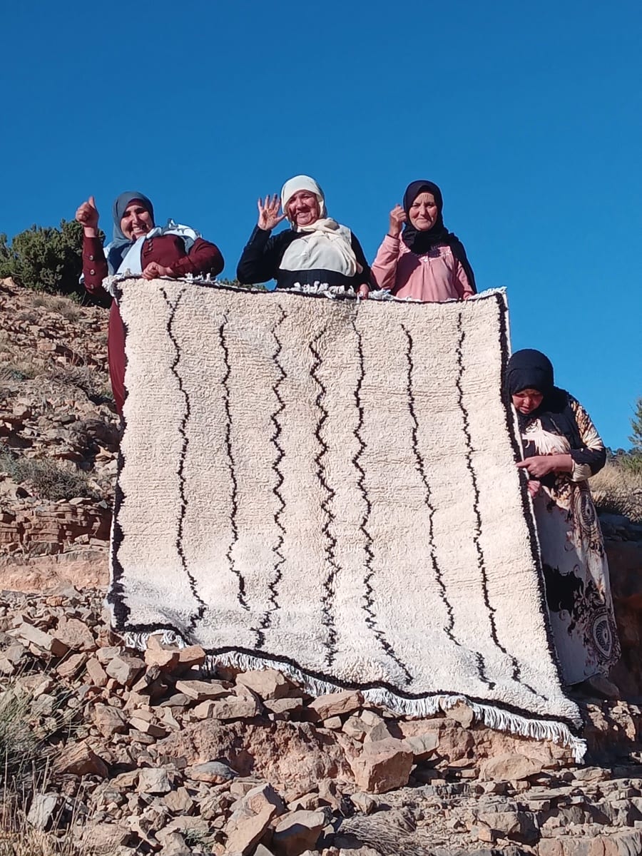  Beni Ourain  Black, White Morocco