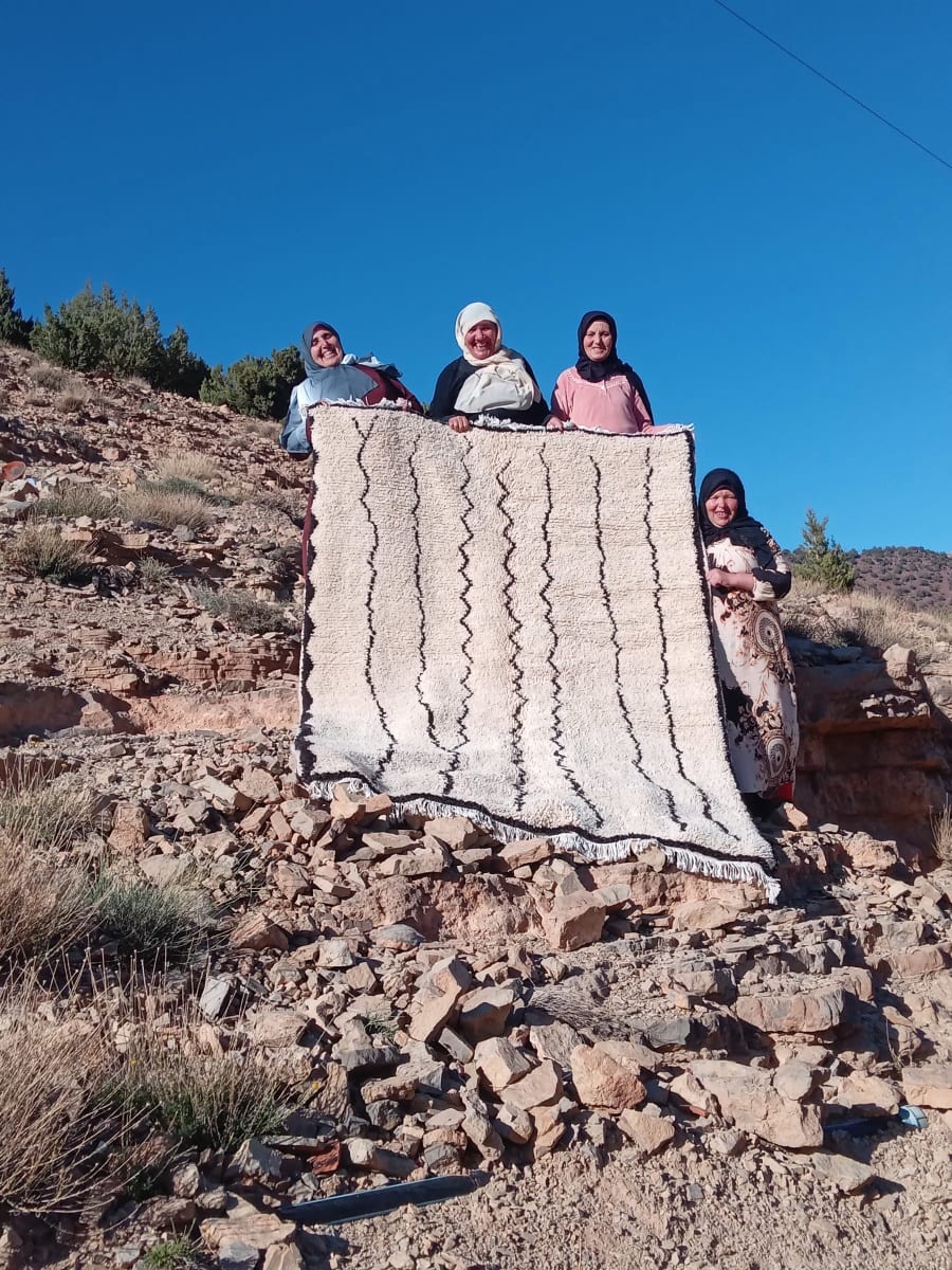  Beni Ourain  Black, White Morocco