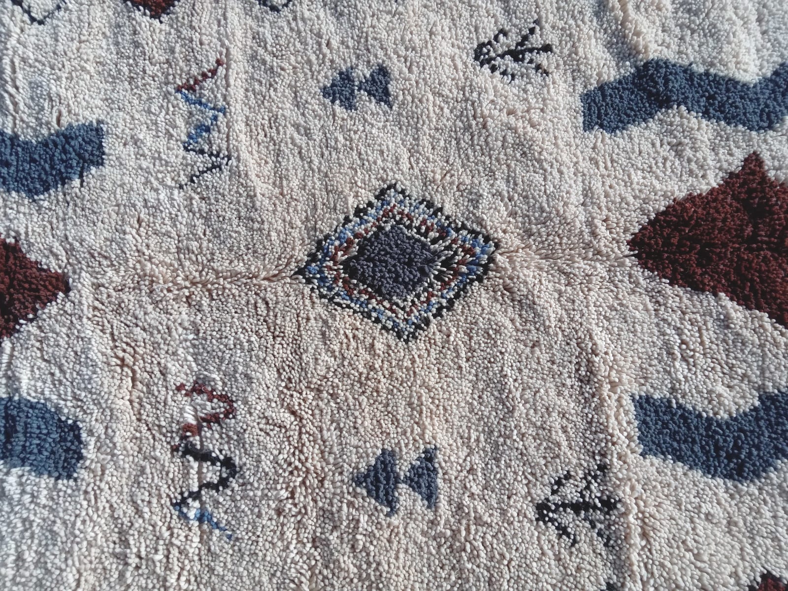  Beni Ourain Wool String and Wool Colored Morocco