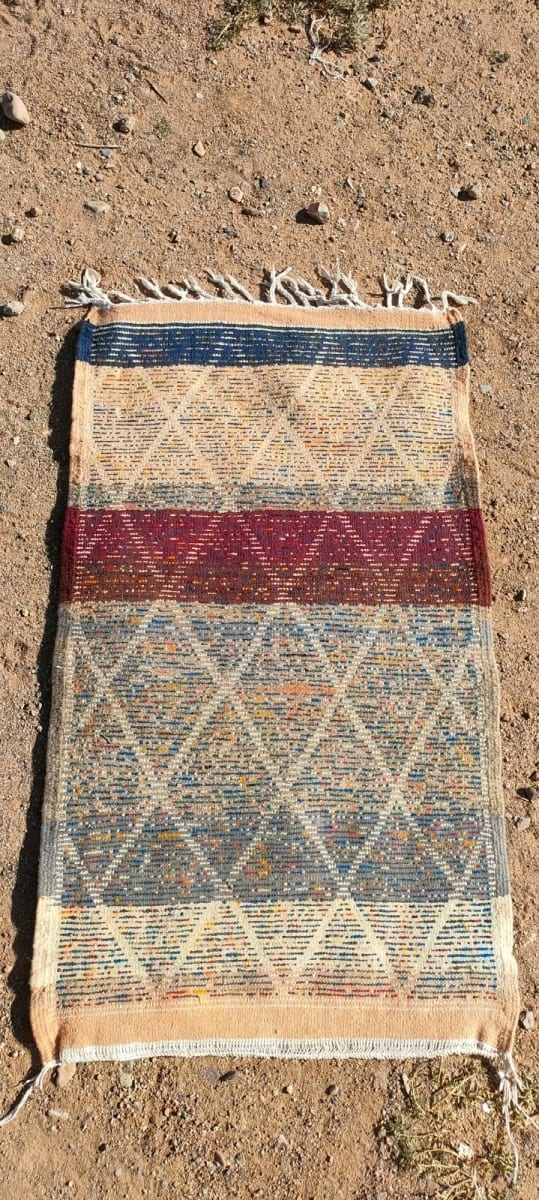 Handmade Moroccan Flatweave Rug